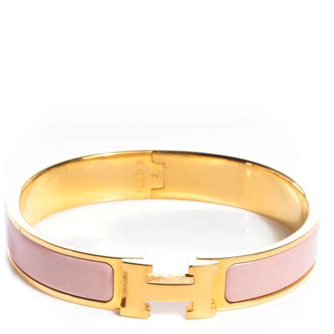 hermes clic h armband rose schwarz|Hermes h bracelets.